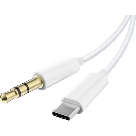 Powertech ������� USB-C �� 3.5mm 1m, ����� - (CAB-UC089)