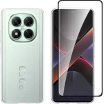 Vivid Set Gelly Case + 3D Curved Full Face Tempered Glass Poco X7 5G Black - (VIGELLY433GLASS3DBK)