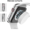 AHAstyle ���� Pc �� Tempered Glass Premium Apple Watch 7/8/9 45mm �����-������� (2 ���.) - (WG65)