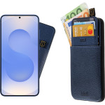 Idol 1991 ���� Samsung S25 5G S931 6.2'' ANTI-Rfid Leather Smart Wallet Camera Guard BLUE