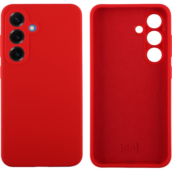 Idol 1991 ���� Samsung S25 5G S931 6.2'' Velvet Elite Tpu 4 Side Full Camera Protection RED
