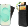 Idol 1991 ���� Samsung S25 Plus 5G S936 6.7'' ANTI-Rfid Leather Smart Wallet Camera Guard BLACK