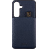 Idol 1991 ���� Samsung S25 Plus 5G S936 6.7'' ANTI-Rfid Leather Smart Wallet Camera Guard BLUE