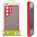 Lime Successories Lime ���� Samsung S25 Ultra 5G S938 6.9'' Hardshell Fusion Full Camera Protection Red With Black KEYS