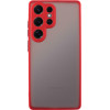 Lime Successories Lime ���� Samsung S25 Ultra 5G S938 6.9'' Hardshell Fusion Full Camera Protection Red With Black KEYS