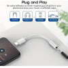 Powertech ���������� USB-C �� 3.5mm ������ - (CAB-UC088)
