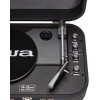 AIWA Vintage Turntable In Leather Briefcase With 2 Way Bluetooth , USB-MP3 Player & Recorder Silver - (VPX-1951-TN)