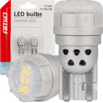 AMiO �������� Led T10 W5W 12/24V 3x3020 Smd Led ����� Pure Light Series ���� - 2 ���. - (03725)