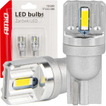 AMiO �������� Led T10 W5W 12/24V Led 2x1860SMd Standard ����� ���� - 2 ���. - (03719)