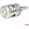 AMiO �������� Led T10 W5W 12/24V Led 6x3020+1x3030SMd Standard ����� ���� - 2 ���. - (03718)