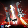 AMiO ������ Led H7/�18 12V 60W 6.000K 5.600lm +400% Led CAN-Bus Hybrid Series - 2 ���. - (04115)