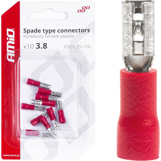 AMiO ������� ������ ������� FDD1 1,25-110 /10A/ 3,8mm ��� - 10 ���. - (03060)
