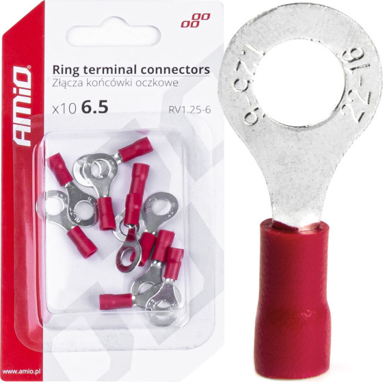 AMiO ������� ��������� ������� RV1.25-6 / 6.5mm ���� - 10 ���. - (03078)