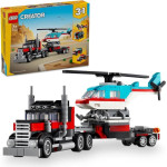 Lego Creator: Flatbed Truck With Helicopter Toy (31146)