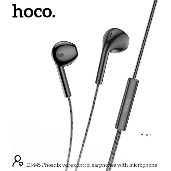Hoco Hands Free Earphones Stereo 3.5mm �� ��������� ��� ������� ����������� ����� - (DM45 Phoenix)