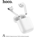 Hoco Wireless Hands Free Tws V5.0 350mAh ��� 3h ���� ����������� ����� �� ����� Silicon Sleeve - (DES03 Plus)