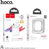 Hoco Wireless Hands Free Tws V5.0 350mAh ��� 3h ���� ����������� ����� �� ����� Silicon Sleeve - (DES03 Plus)