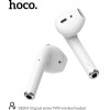 Hoco Wireless Hands Free Tws V5.0 350mAh ��� 3h ���� ����������� ����� �� ����� Silicon Sleeve - (DES03 Plus)