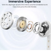 QCY Melobuds N50 Anc Black - 45db Anc Tws Semi-Ear Earbuds 6 Mic ENC, IPX4 BT5.4 - (QCY-HT12 Black)