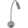 GloboStar Goose ��������� ������ - ������ Led 3W 300lm 36� Ac 220-240V IP20 - Reading Light - ����� ����� 2700K ���� ��������� - �6.5 x �22.5 x �23cm - 5 X����� ������� - (61689)