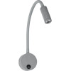 GloboStar Goose ��������� ������ - ������ Led 3W 300lm 36� Ac 220-240V IP20 - Reading Light - ����� ����� 2700K ���� ��������� - �6.5 x �22.5 x �23cm - 5 X����� ������� - (61689)
