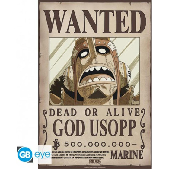 Abysse: One Piece - Wanted Usopp Wano Chibi Poster (52X38) (GBYDCO643)
