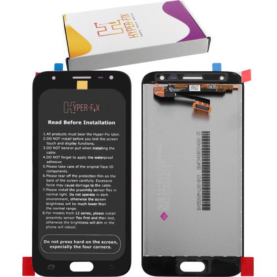 HYPER-Fix Samsung J3 2017 J330F �����+Touch SCREEN+Lens Black Service Pack - (HF-GH96-10969A)