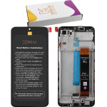 HYPER-Fix Samsung M23 5G M236 �����+Touch Screen + Lens + Frame Black Service Pack - (HF-GH82-28487A)