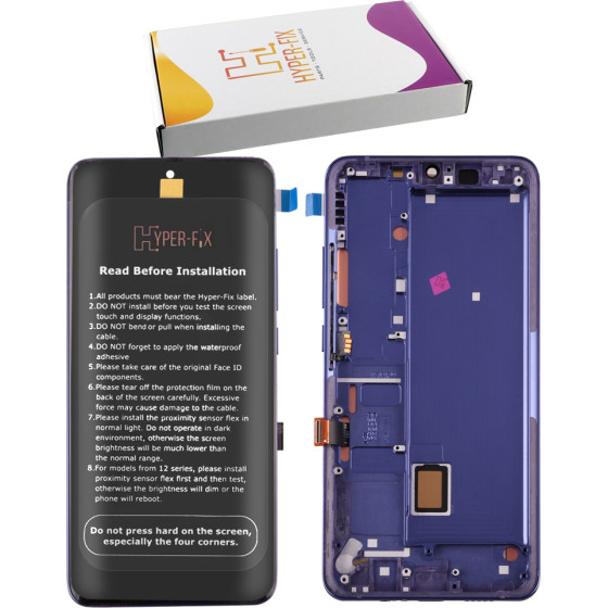 HYPER-Fix Xiaomi Mi Note 10 Lite ����� + Touch Screen + Lens + Frame Purple Service Pack - (HF-5600020F4L00)