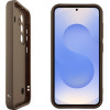 Volte-Tel ���� Samsung S25 5G S931 6.2'' Silicon Tpu With Strap Full Camera Protection Brown With White BUTTERFLIES