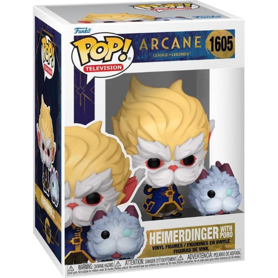 Funko Pop! TV: Arcane League Of Legends - Heimerdinger With Poro #1605 - (01935)
