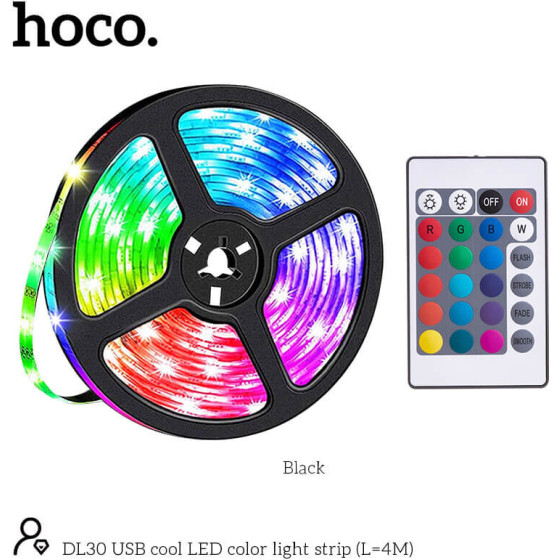 Hoco ������ Led Usb Rgb �� ����������� 4m - (DL30 Plus)