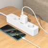 Hoco ��������� �������� Borofone USB-C 30W + ������� �������� USB-C �� USB-C ������ - (BN28 Fuente)