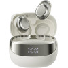 BlackView Enc BT5.4 Airbuds 9 Led Screen With Charging Dock Beige White - (AIRBUDS9-BW)
