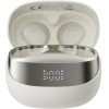 BlackView Enc BT5.4 Airbuds 9 Led Screen With Charging Dock Beige White - (AIRBUDS9-BW)