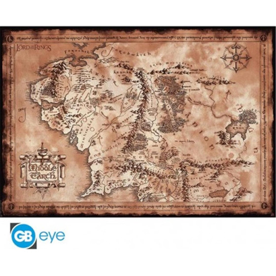 Abysse: Lord Of The Rings - Map Maxi Poster (91.5X61) (ABYDCO224)