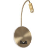 GloboStar Goose ��������� ������ - ������ Led 6W 600lm 36� Ac 220-240V IP20 - Reading Light & 360� ������ �������� - ��������� Usb 3A - ����� ����� 2700K ����� �������� - �15.5 x �22.5 x �30cm - 5 X����� ������� - (61697)