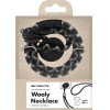 SBS Neck Strap Wooly Lanyard Cord For Smartphones Black - (ERNECKLACEGK)