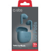 SBS Wireless Earphones Tws Go Pods Petrol - (RTWSGOPODSP)