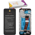 HYPER-Fix Samsung A03s A037F �����+Touch Screen + Lens + Frame Black Service Pack - (HF-GH81-21232A)