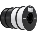 Creality EN-Pla Value Pack 2 � Black & 2 � White - Ender Filament 4kg 1.75 - (3301010473)