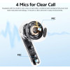 QCY Ailybuds E10 Blue Hires Audio Ldac Semi-Ear Tws 4mIcs Enc 13mm Dynamic Driver IPX4 35h - (QCY-QT35 Blue)