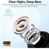 QCY Ailybuds E10 Blue Hires Audio Ldac Semi-Ear Tws 4mIcs Enc 13mm Dynamic Driver IPX4 35h - (QCY-QT35 Blue)