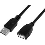 Powertech ������� ���������� Usb 480Mbps, 1.5m, �����, 10��� - (CAB-U160)