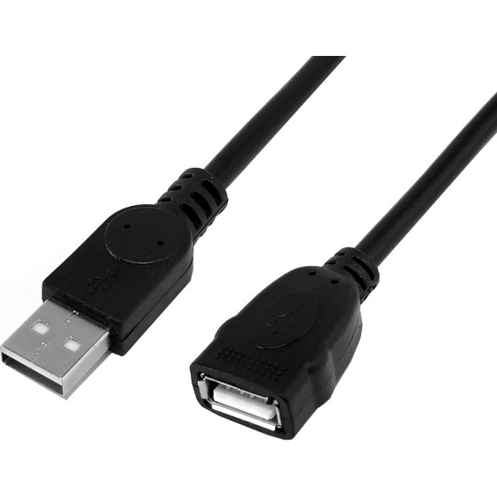Powertech ������� ���������� Usb 480Mbps, 1.5m, �����, 10��� - (CAB-U160)
