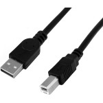 Powertech ������� Usb �� Usb Type � 480Mbps, 1.5m, �����, 10��� - (CAB-U159)