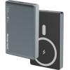Powertech Power Bank 10000mah, Magnetic wireless, 20W, ���� - (PT-1377)