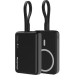 Powertech Power Bank �� �������, 10000mah, Magnetic wireless, 20W, ����� - (PT-1376)