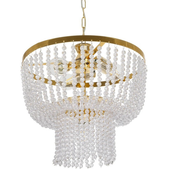 GloboStar Crystal ������� �������� ��������� ��������� ������� 3 x E27 IP20 ����� ������� �� ������� ��������� - �41 x �41 x �40cm - (203-0028)