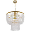 GloboStar Crystal ������� �������� ��������� ��������� ������� 3 x E27 IP20 ����� ������� �� ������� ��������� - �41 x �41 x �40cm - (203-0028)